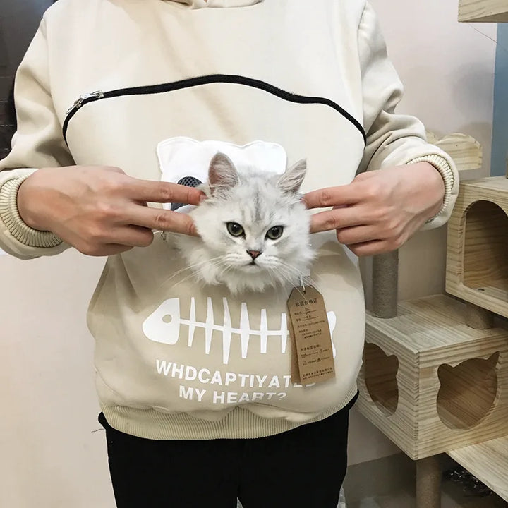 CatComfy Critter Carrier Hoodie