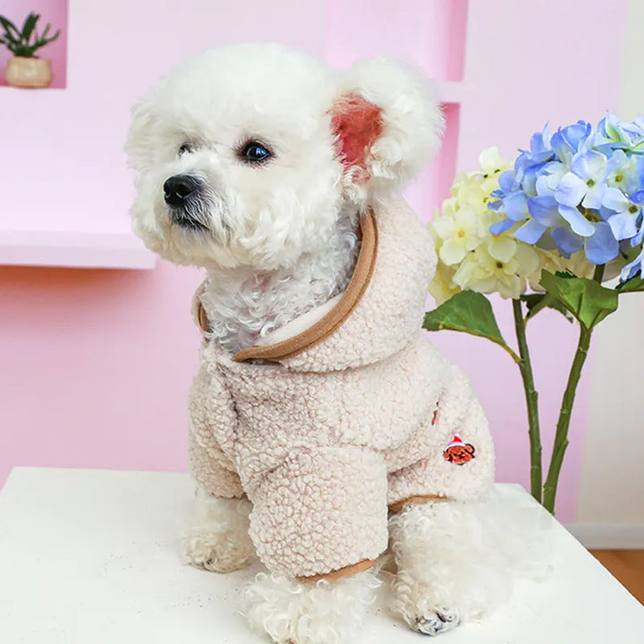 FluffyFur Hooded Fleece Coat