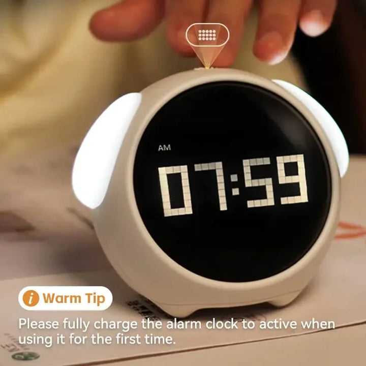 Expressive Pup Multi-Function Clock