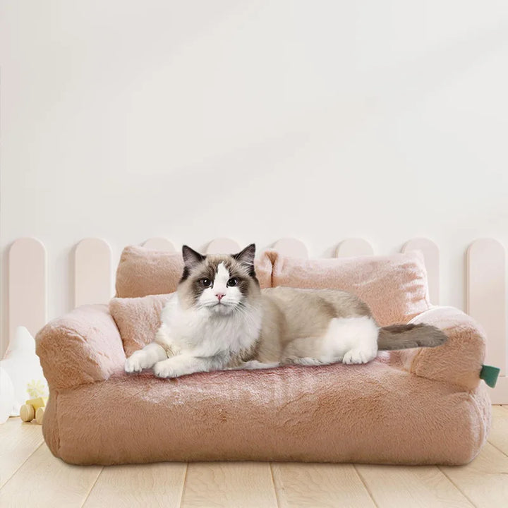 CozyCurl Comfort Plush Pet Bed