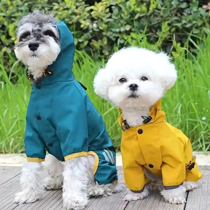 BrightPup Dog Rain Jumpsuit