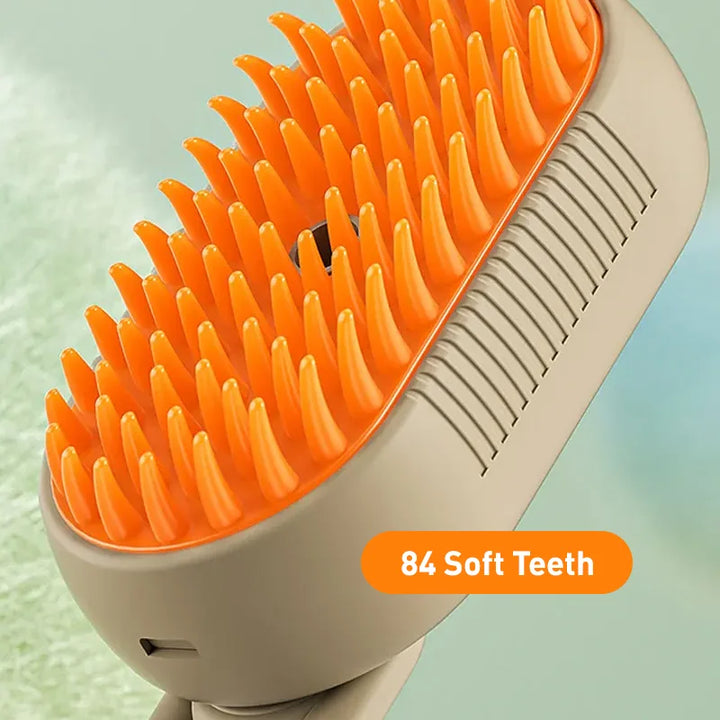 PurrLuxe 3-in-1 Steam Grooming Brush