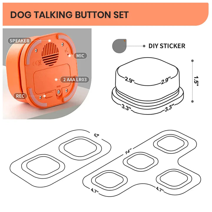 PetTalk Interactive Communicator Button