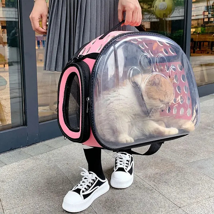 PurrView Transparent Travel Bag