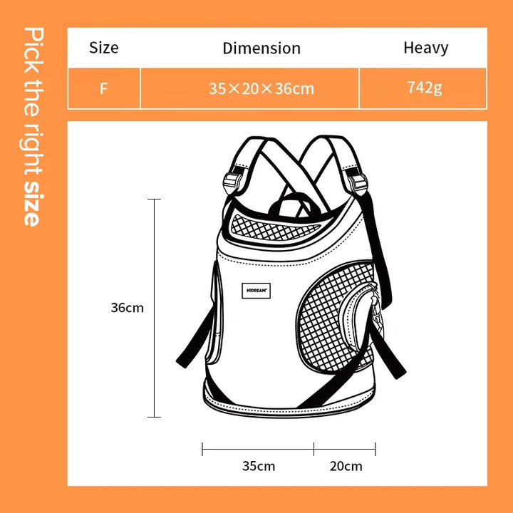 TailTrails Cross-Carry Backpack