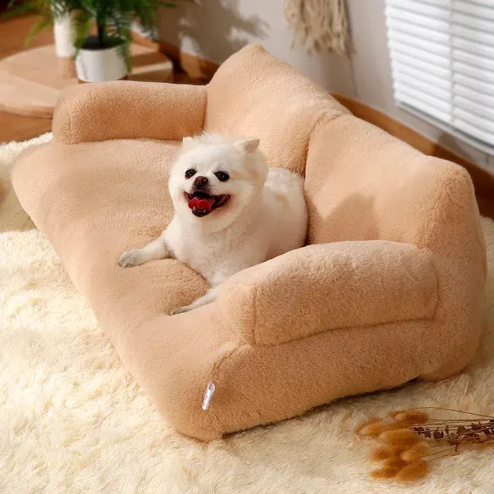 CozyCurl Comfort Plush Pet Bed