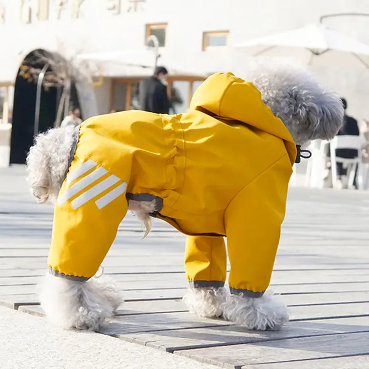 BrightPup Dog Rain Jumpsuit