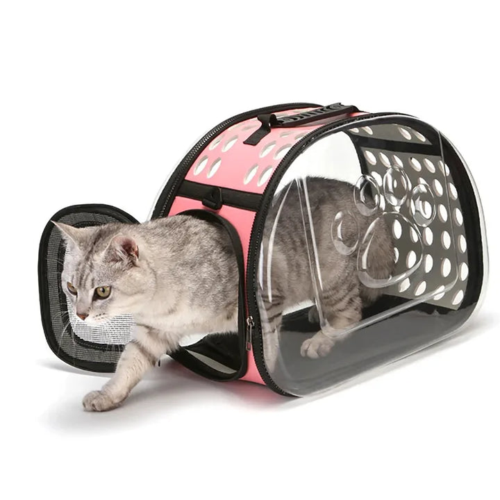 PurrView Transparent Travel Bag