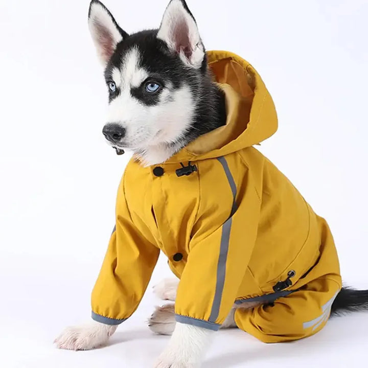 BrightPup Dog Rain Jumpsuit