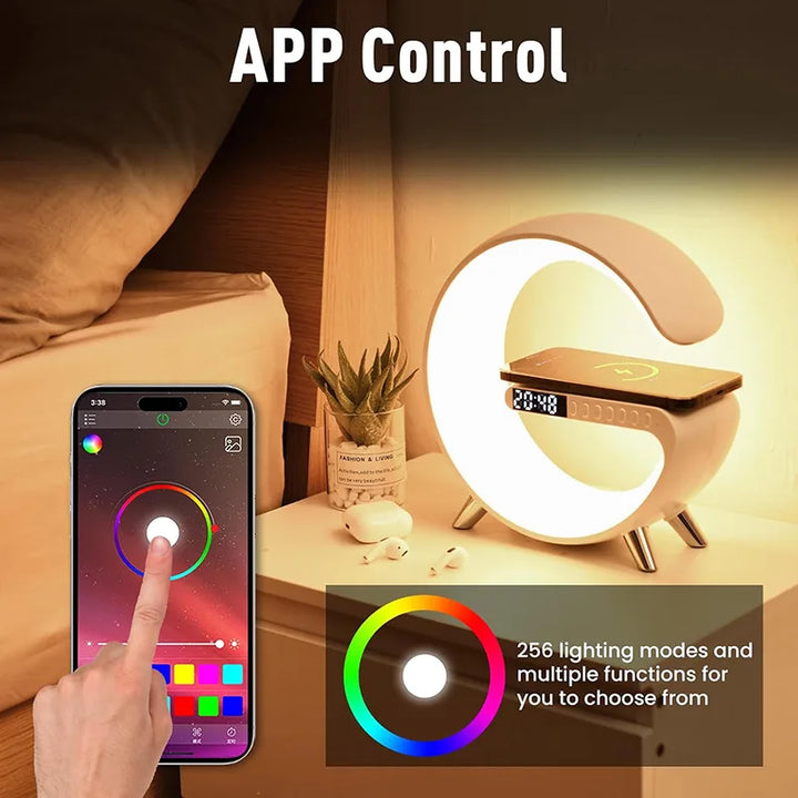 AuraGlow LED Light with Wireless Charger