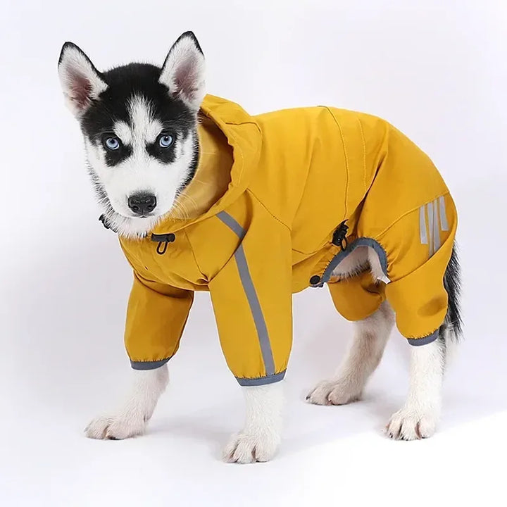 BrightPup Dog Rain Jumpsuit