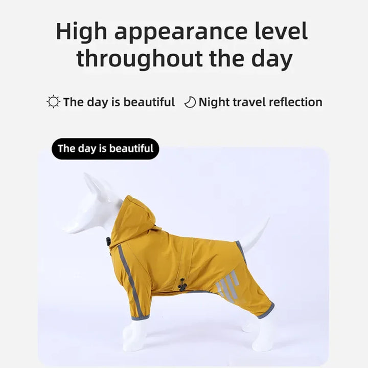 BrightPup Dog Rain Jumpsuit