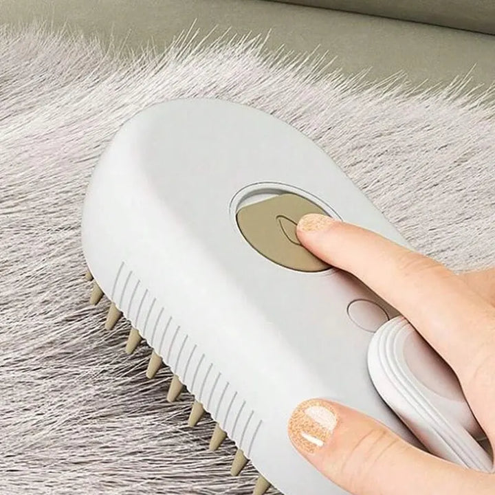 PurrLuxe 3-in-1 Steam Grooming Brush