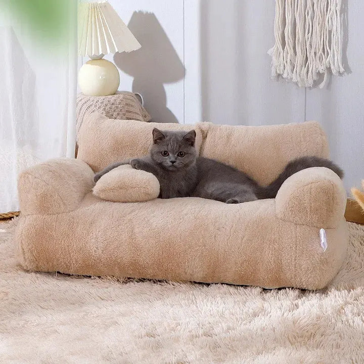 CozyCurl Comfort Plush Pet Bed