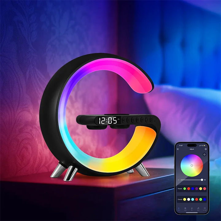 AuraGlow LED Light with Wireless Charger