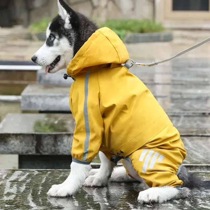 BrightPup Dog Rain Jumpsuit