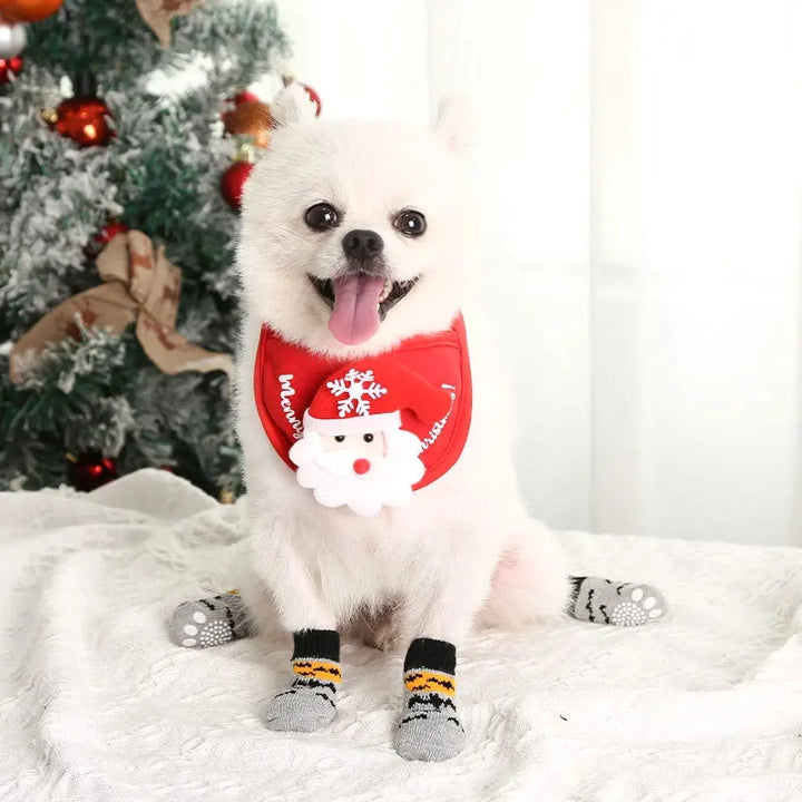 XmasJoy Non-Slip Pet Socks