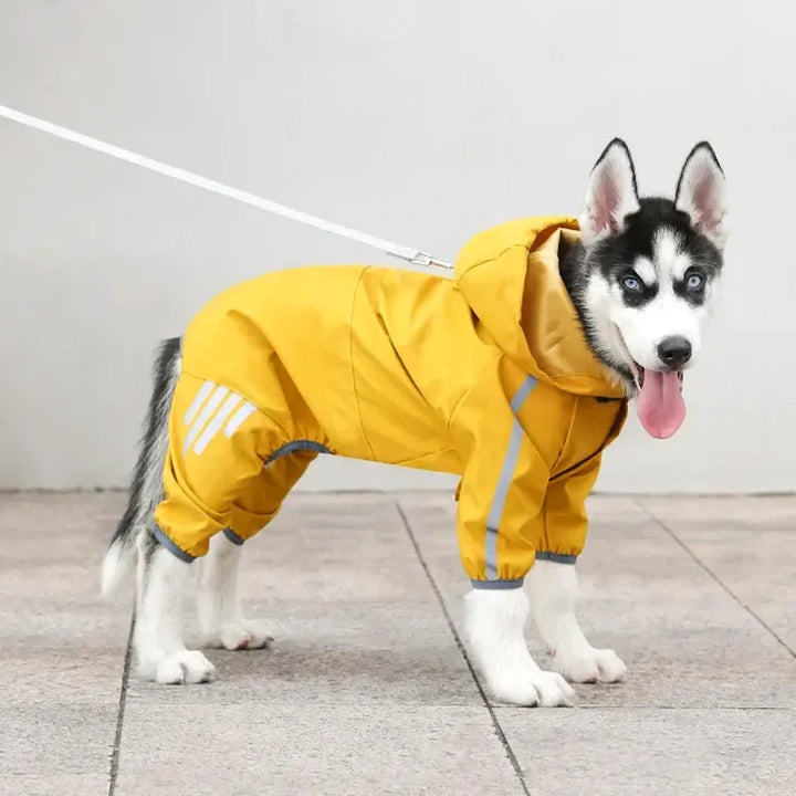 BrightPup Dog Rain Jumpsuit