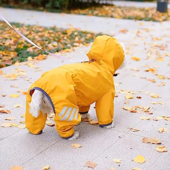 BrightPup Dog Rain Jumpsuit