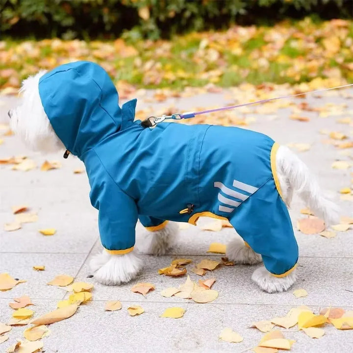 BrightPup Dog Rain Jumpsuit