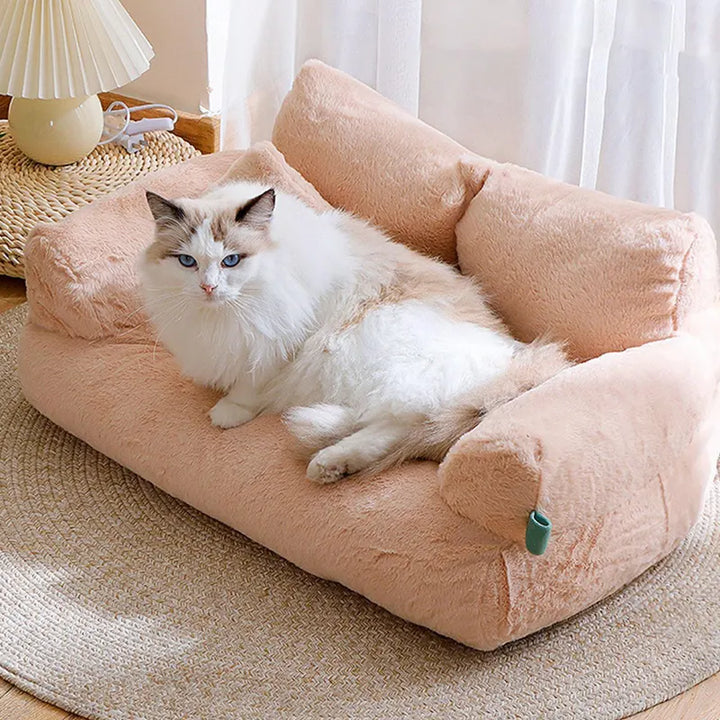 CozyCurl Comfort Plush Pet Bed