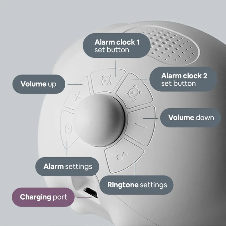 Expressive Pup Multi-Function Clock