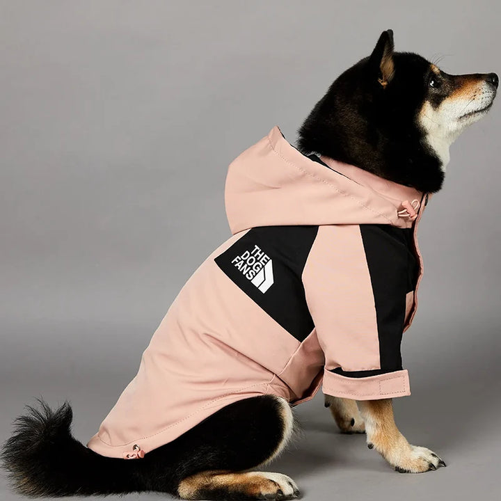 FashionFido Windproof Raincoat Pink