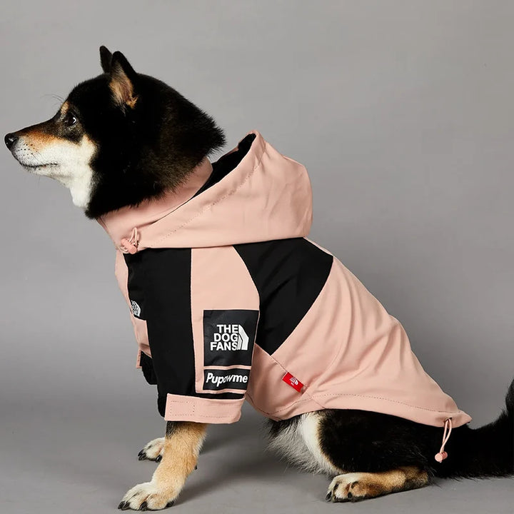 FashionFido Windproof Raincoat Pink