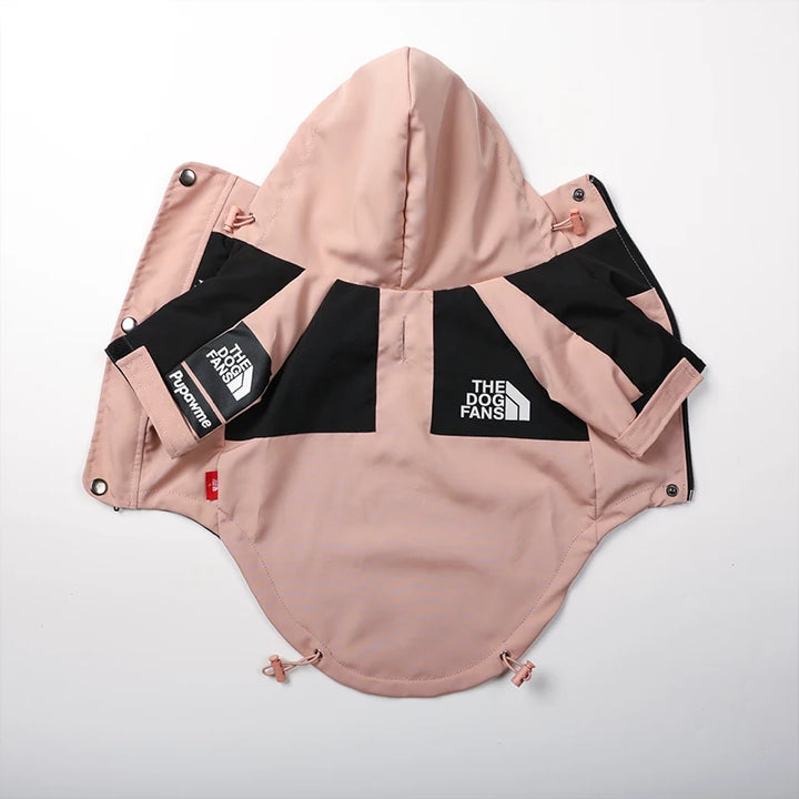 FashionFido Windproof Raincoat Pink