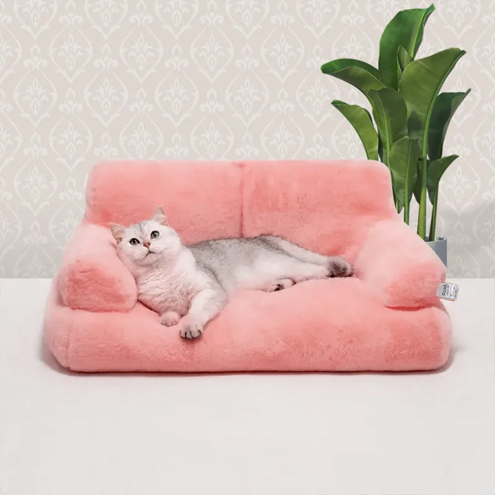 CozyCurl Comfort Plush Pet Bed