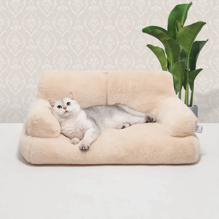 CozyCurl Comfort Plush Pet Bed