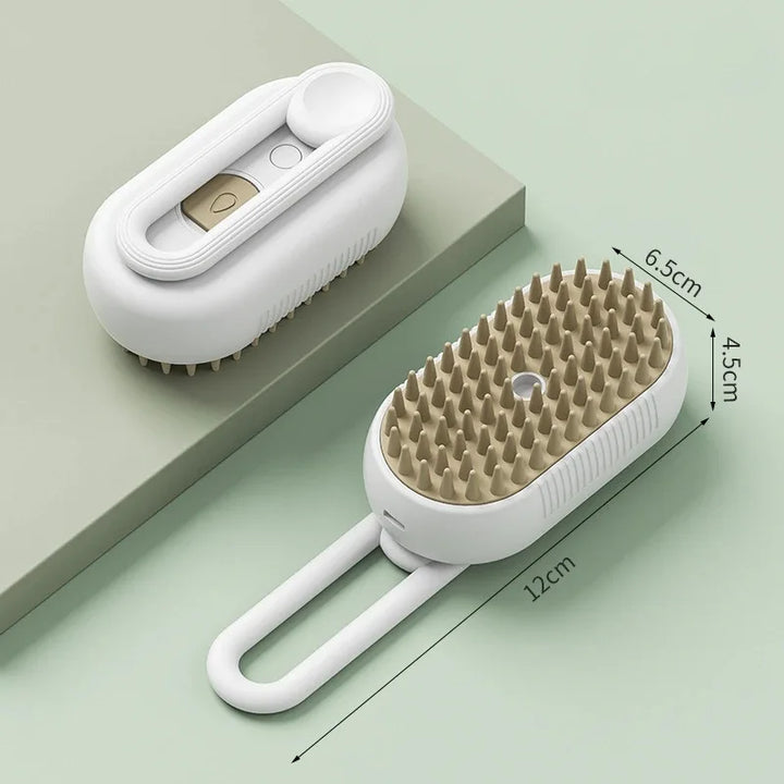 PurrLuxe 3-in-1 Steam Grooming Brush