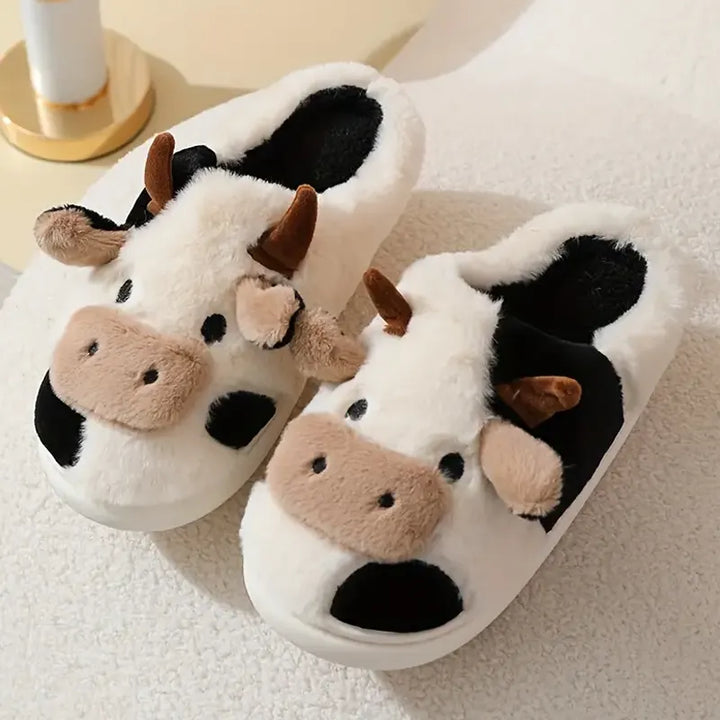 MooMood Cozy Cow Slippers