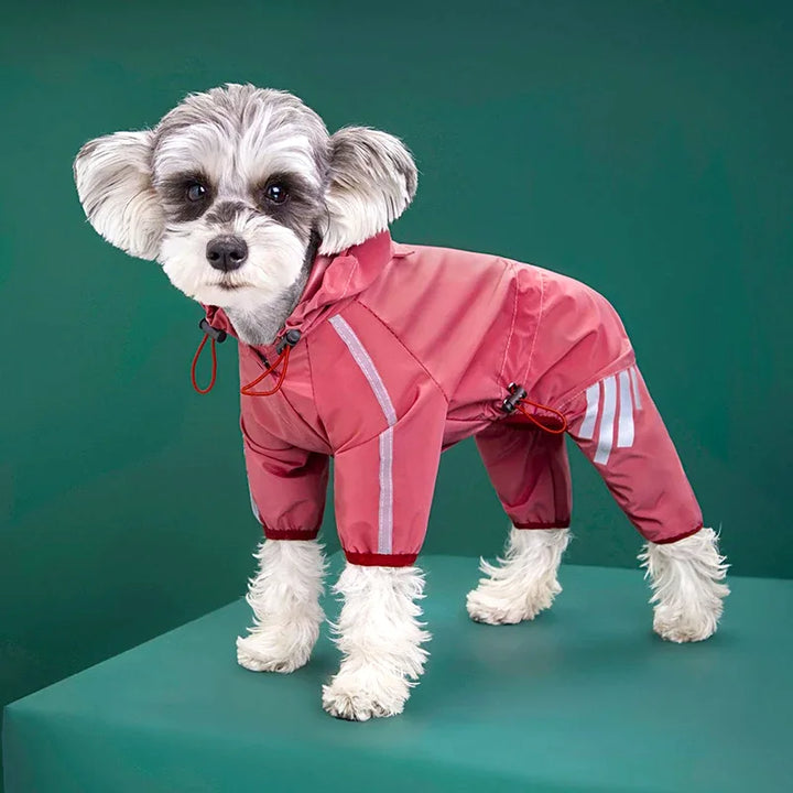 BrightPup Dog Rain Jumpsuit